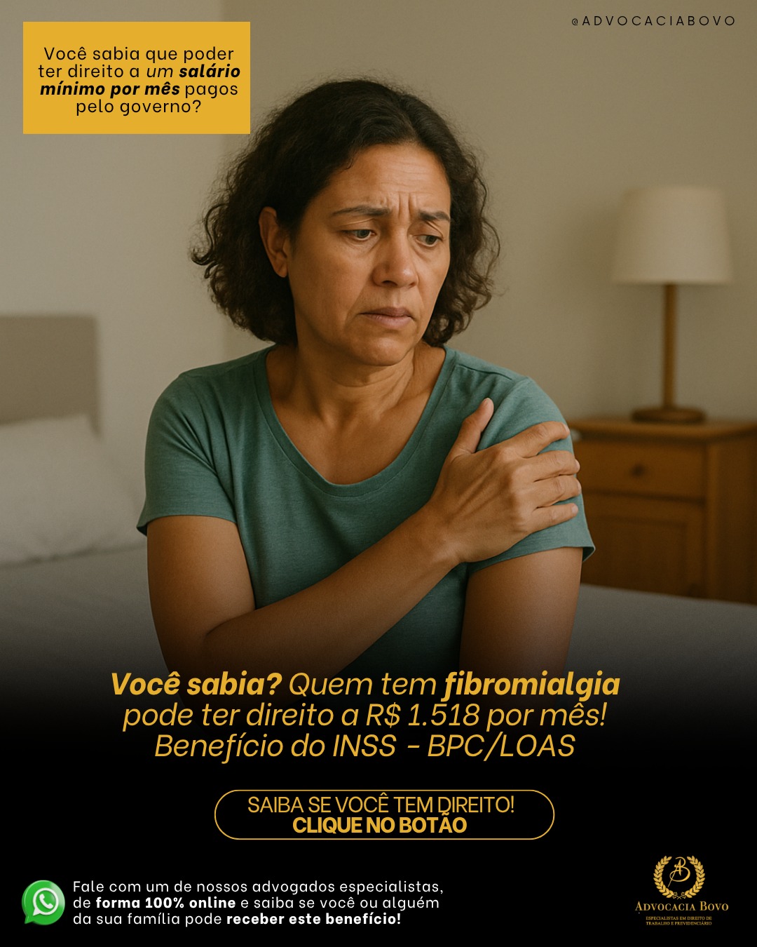 Direitos de quem tem fibromialgia.