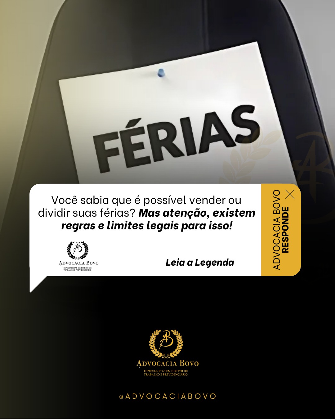 Direitos sobre férias.