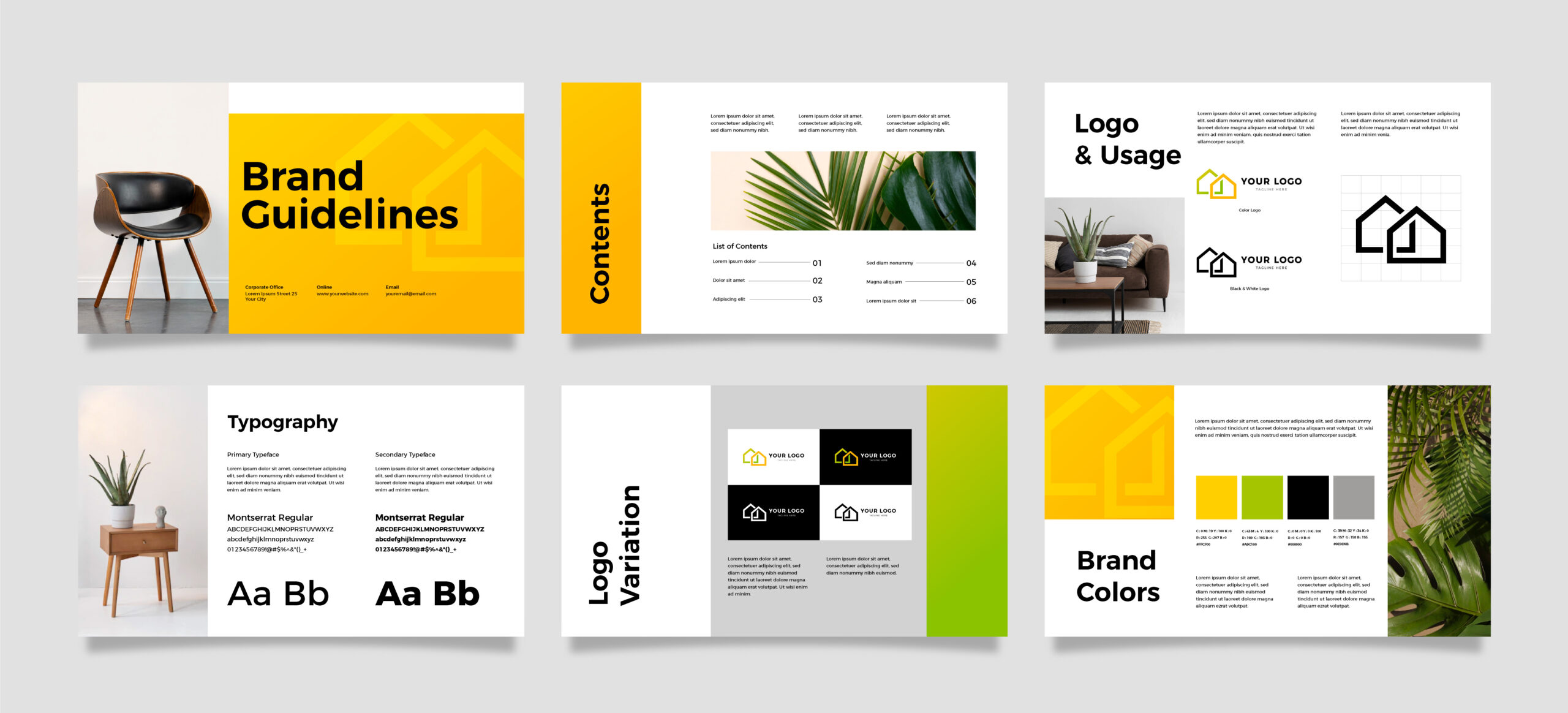 Guia de identidade visual desenvolvido por agência de branding, com diretrizes de logo, tipografia, cores e variações de marca.