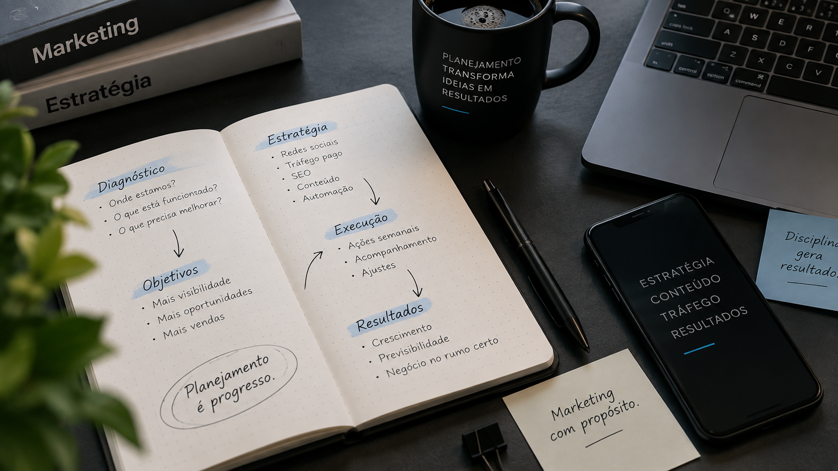 Capa do artigo Como montar um planejamento de marketing digital, da Realiza
