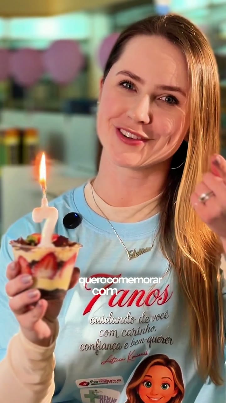 Reels comemorativo de 7 anos da Bem Me Quer